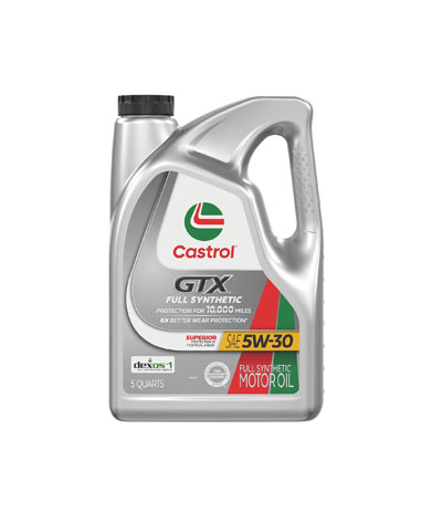 CASTROL GTX FULL SYNTHETIC 5W30 GALON 5QTS
